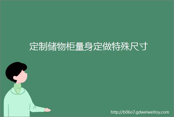 定制储物柜量身定做特殊尺寸