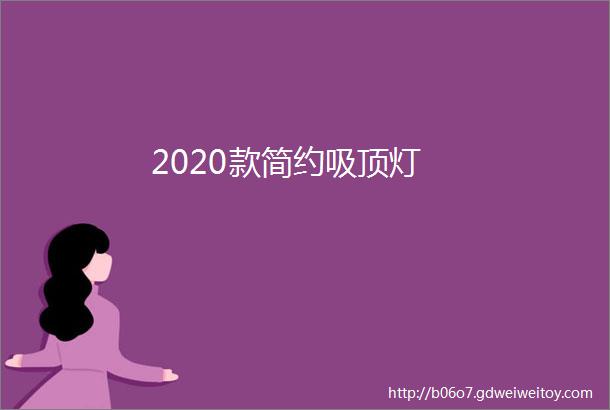 2020款简约吸顶灯