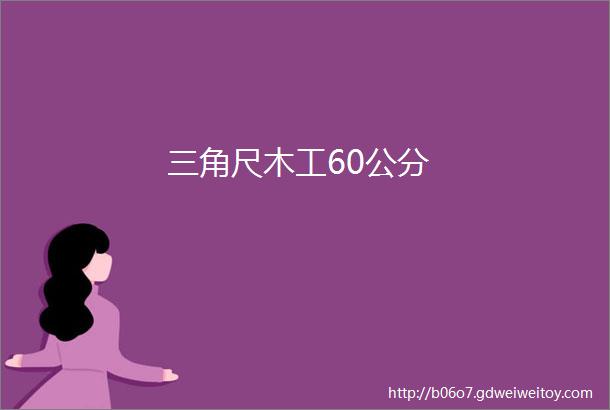 三角尺木工60公分