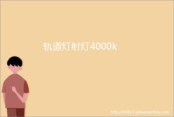 轨道灯射灯4000k